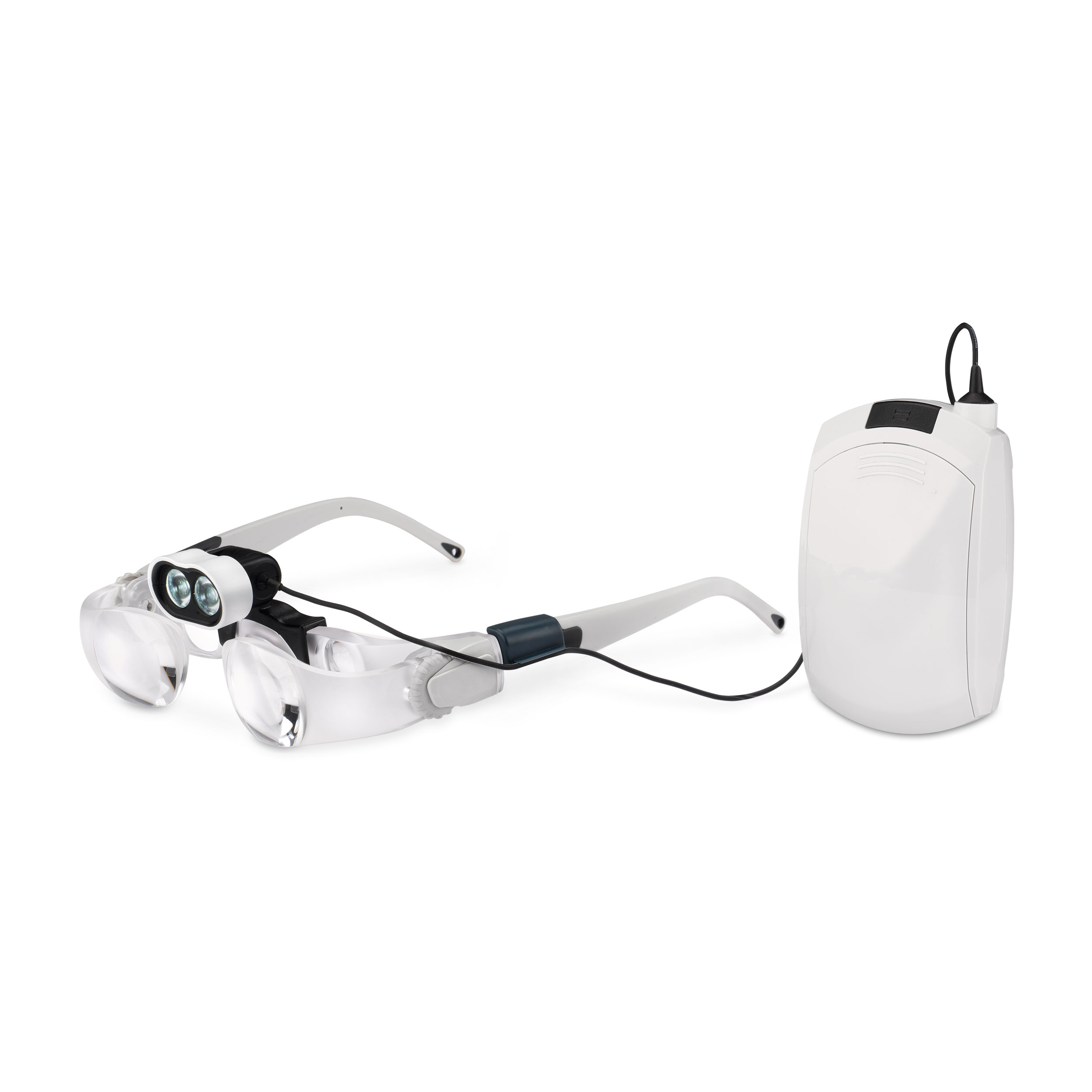 [DK]LED lampe til kikkertbriller, inkl. briller